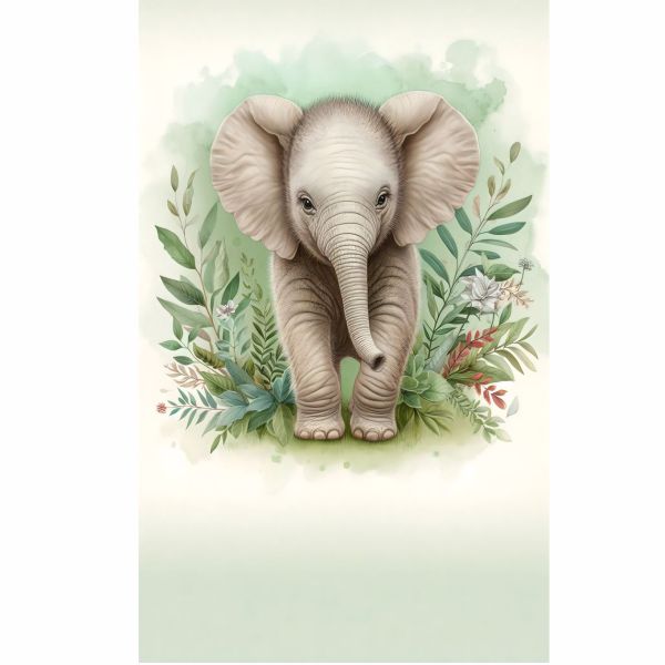 Painel 2,5mx1,5m Elefante