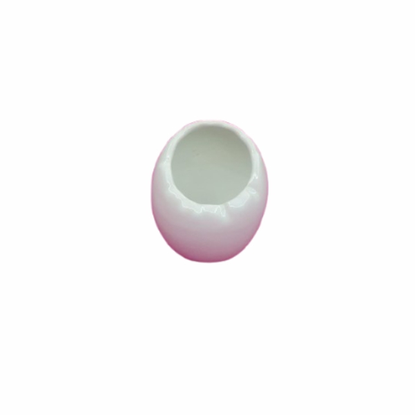 Vaso branco Ovo P
